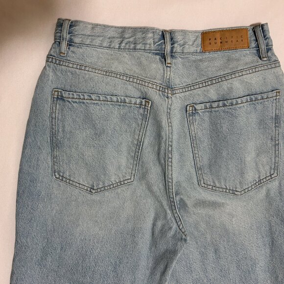 PacSun Light Indigo Distressed Dad Jeans Size 27 - Picture 5 of 8